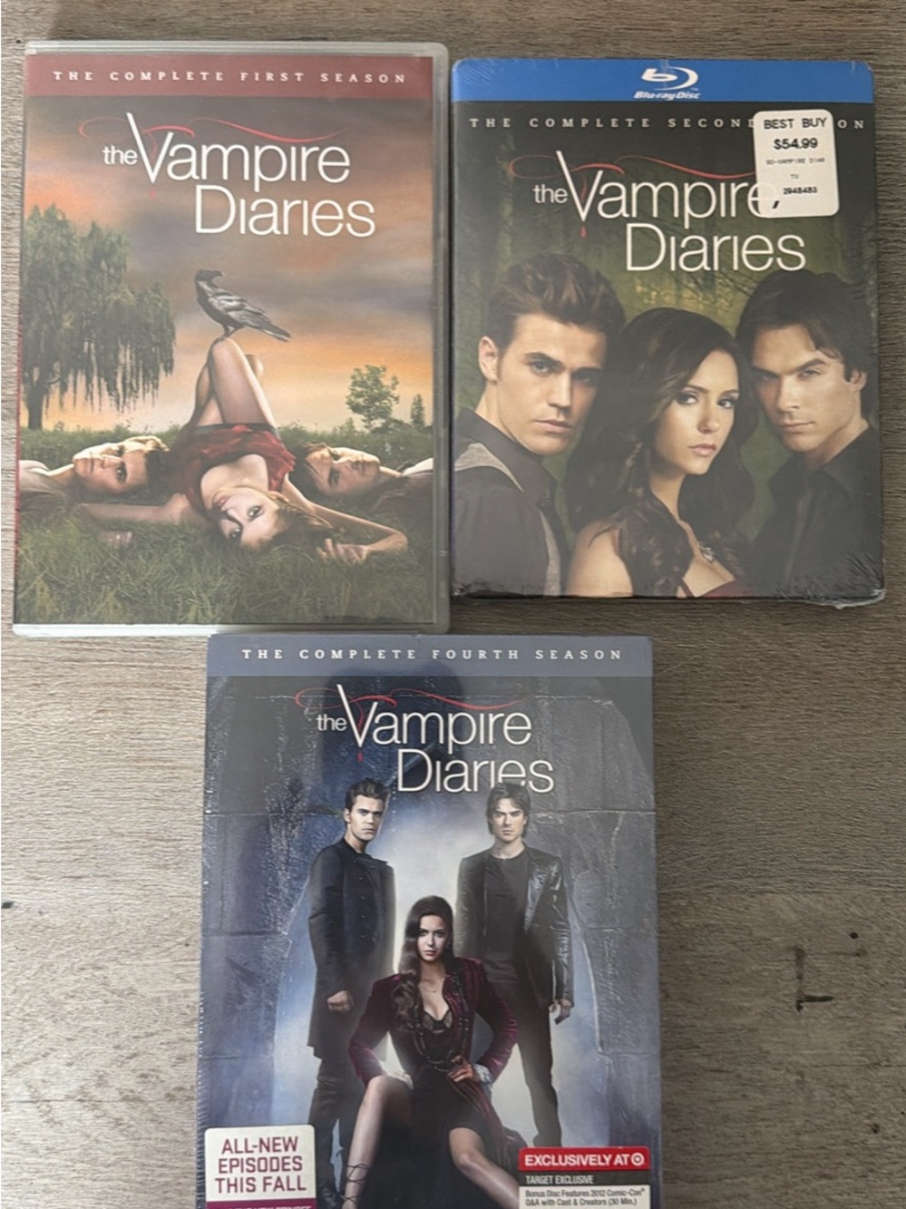 The Vampire Diaries Complete Seasons (Blu-ray/DVD)